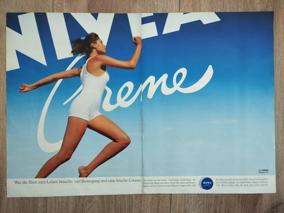 ORIG REKLAME WERBUNG  1988    Nivea Creme  2 Seiten - Bild 1 von 1