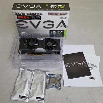 Tarjeta gráfica EVGA GeForce GTX 760 SC 2GB GDDR5 ACX doble ventilador 02G-P4-3765-KR Foto 1 de 4