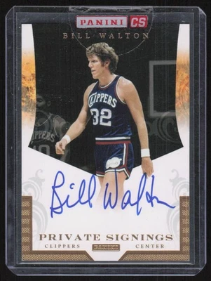 2011 Panini Private Signings Redemption Auto Bill Walton Los Angeles Clippers — 第 1/2 张图片