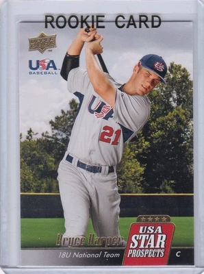 BRYCE HARPER ROOKIE CARD 2009 Upper Deck TEAM USA $$ RC Philadelphia Phillies! - Image 1 of 2