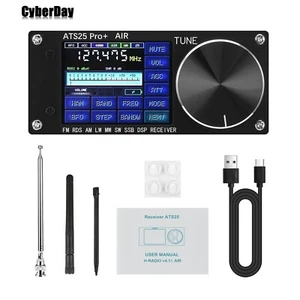 HAMGEEK ATS25 Pro+ FM SW SSB AIR SDR Receiver Aviation Band Bluetooth Wifi #US - Picture 1 of 8