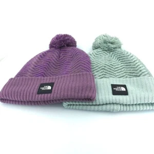 The North Face Chevron Pom Pom Hat Youth One Size (choose color) New - Picture 1 of 4