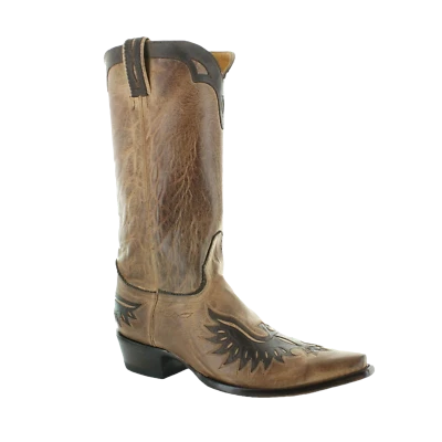 Botas occidentales Old Gringo® para hombre con incrustación de águila tostadas M535-47 Foto 1 de 3