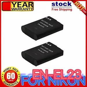 2x EN-EL23 3500mAh Battery for Nikon Coolpix B700 P600 P610 P900 S810c Camera - Picture 1 of 2