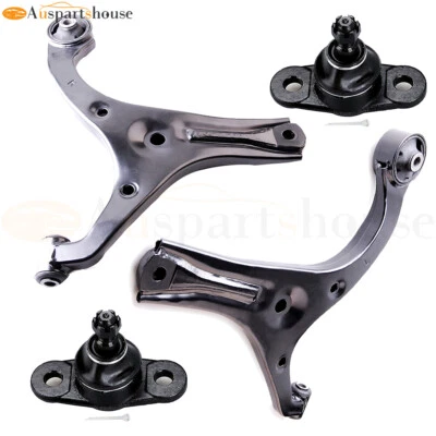 4x Front Lower Control Arms Ball Joint For 06-11 Hyundai Accent Kia Rio5 K500015 - Image 1 of 4