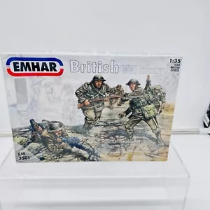 BRITISH WWI INFANTRY 1:35 EMHAR #3501 Model Kit 12 Figures FACTORY SEALED - Picture 1 of 4