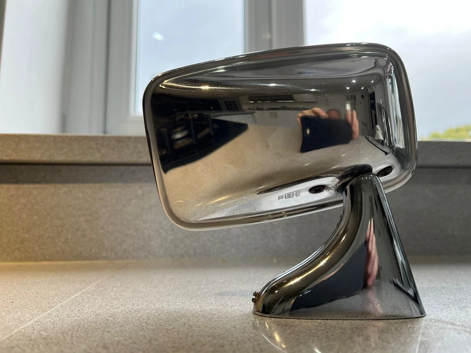 Espejo de puerta clásico mini clásico para conductores de automóviles OSF - texto genuino Foto 1 de 4