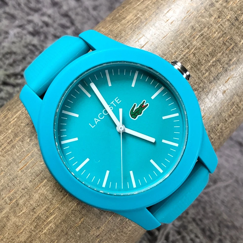 Lacoste Women LC.79.3.47.2705 Blue Silicone Band Quartz Analog 38mm Watch 6 3/4" - Image 1 of 4