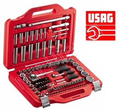 USAG JUST 601 1/4-1/2 J100 CASSETTA SERIE CHIAVI A CRICCHETTO A BUSSOLA E TORX - Image 1 of 4