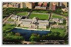 Museum of Science and Industries Aerial View Chicago IL UNP Linen Postcard W7