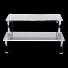 Minimalism Acrylic Display Stand Riser Countertop Steps, Organizer Shelf for