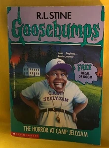 Goosebumps 33 The Horror At Camp Jellyjam RL Stine Scholastic 1995 Primera impresión - Imagen 1 de 3