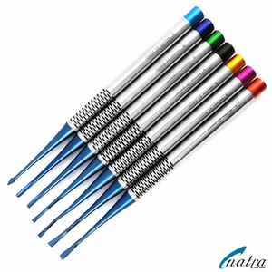 7 Blau Root Lifter Pdl Dental Instrument Constructing Luxieren Titanium Surgery - Picture 1 of 3