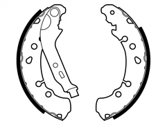 Delphi LS2021 Brake Shoe Set