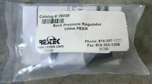Restek 25020 Backpressure Regulator: flow-through, 5 μL internal volume - Picture 1 of 3