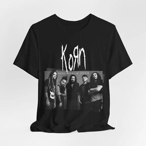 Camisa Unisex KORN 2024 Tour Doble Cara con Fechas - Imagen 1 de 6