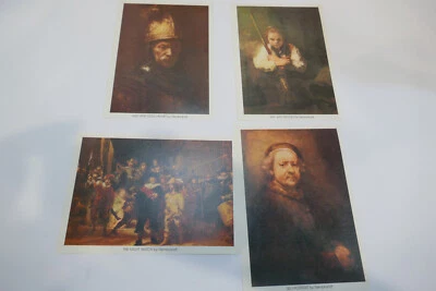 Vintage Master of the Arts Outstanding Rembrandt Prints - Set of 4 in orig packi - Image 1 of 4