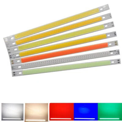 LED COB 200x10mm 12V-14V 10W White Blue Red Green Car light DIY Strip bar Bulb - Image 1 of 4