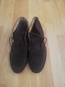 braune Wildlederschuhe - Bild 1 von 2