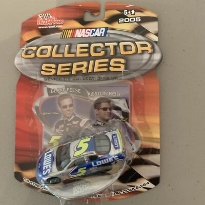 NASCAR Collector Series 2005 Blake Geese Boston Reid 1:64 Racing Champions Lowes - Image 1 of 4