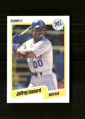 1990 Fleer - #519 Jeffrey Leonard - Image 1 of 2