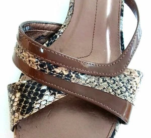 Marie Claire Leder Kroko Optik Sandalen Sandaletten Damen  38 - Bild 1 von 9