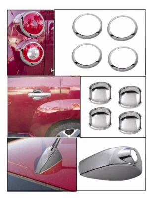 LUZ TRASERA CROMADA CHEVROLET HHR + TAZA MANIJA PUERTA + CUBIERTA ANTENA CHEVY 06-11  Foto 1 de 4