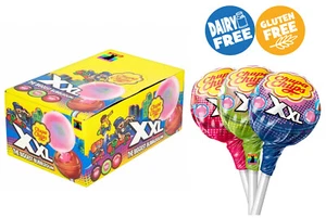 Chupa Chups XXL Bubblegum Filled Lollipops APPLE COLA STRAWBERRY BIGGEST Lollies - Picture 1 of 11