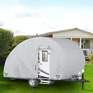 VEVOR Teardrop Trailer Cover Caravan Camper Cover Fit for 10-12 ft - Picture 1 of 12