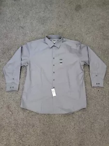 Unlisted Dress Shirt Mens Button Down Size 2XL Slim Fit Long Sleeve Color Gray - Picture 1 of 10
