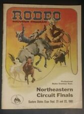 Rodeo Souvenir Program Northeastern Circuit Finals September 21 & 22, 1981
