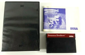 Juego Sega Master System En Caja Bonanza Bros Con Manual Sin Carátula - Imagen 1 de 3