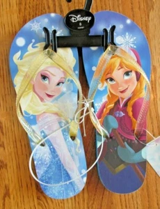 Chanclas FROZEN~Anna and Elsa~ talla para mujer~talla 9~NUEVAS con etiquetas - Imagen 1 de 1