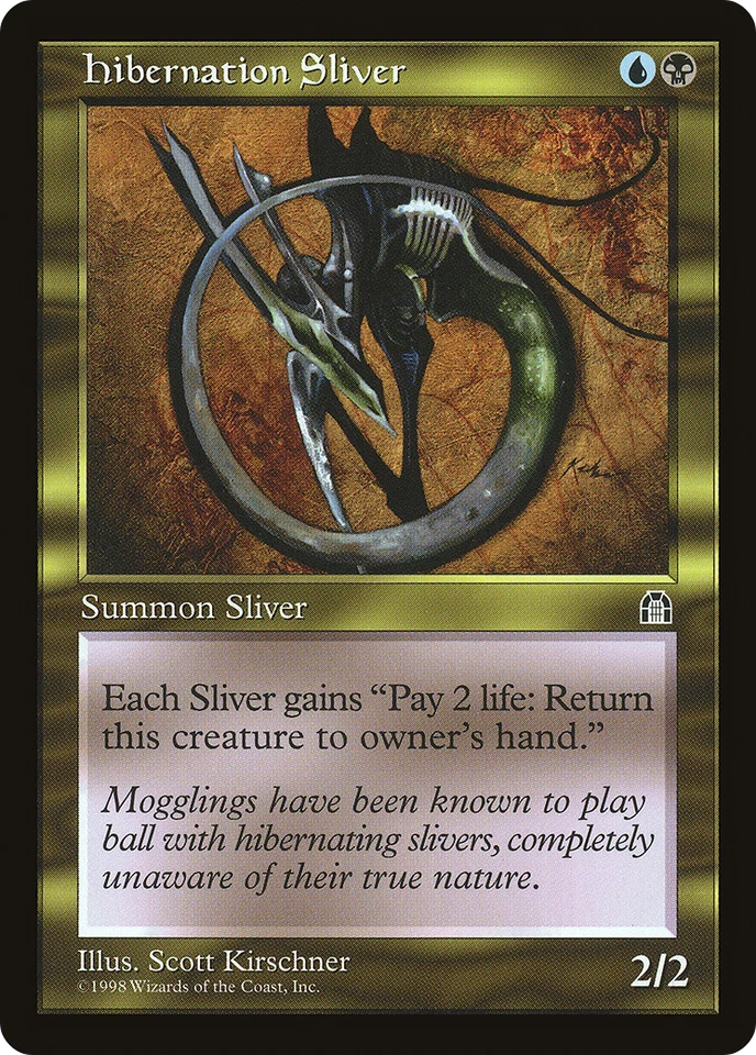 Hibernation Sliver X (4) - Stronghold MTG - EX/NM - U128 - 4RCards - Image 1 of 1