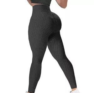 Women TikTok Butt Lift Leggings Anti-Cellulite High Waist Push Up Yoga Pants Gym - Picture 1 of 6