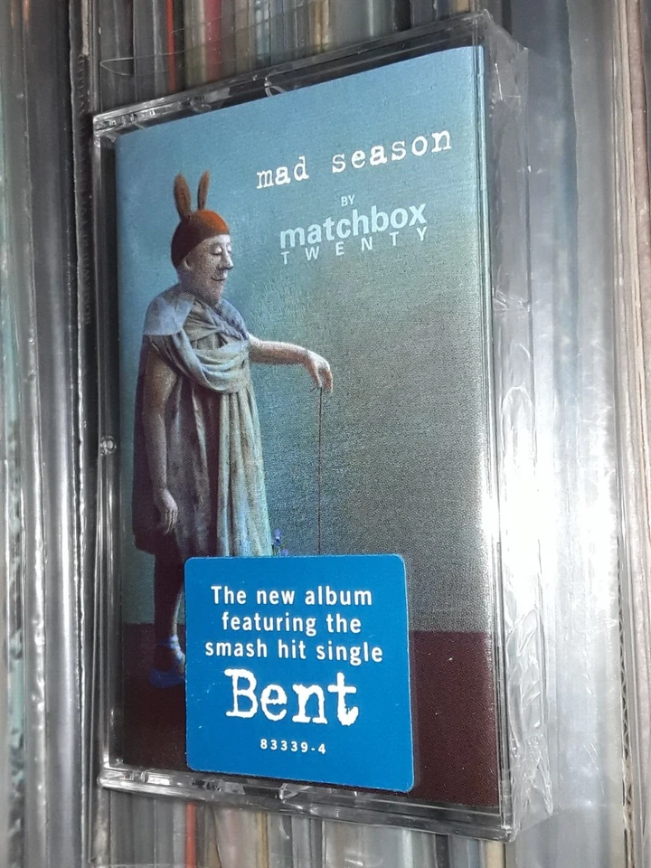 RARE MATCHBOX TWENTY MAD SEASON CASSETTE USA EDITION HYPE STICKER  STILL SEALED Foto 1 de 4