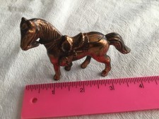 Vintage Small Metal Bronze Horse Figurine/Sculpture