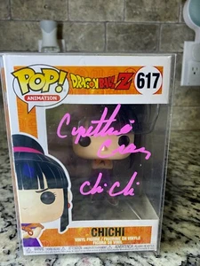 Dragon Ball Z ChiChi #617 Funko Pop Certificado de Autenticidad Autografiado Firmado por Cynthia Cranz - Imagen 1 de 7