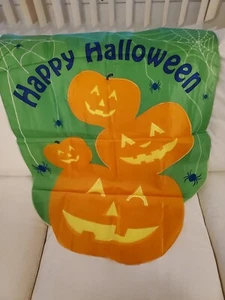 HAPPY HALLOWEEN HOF FLAGGE BANNER - Bild 1 von 2