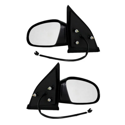 NEW DOOR MIRRORS PAIR FITS SATURN SL1 BASE 1996-02 GM1320207 GM1321207 21171103 - Image 1 of 2