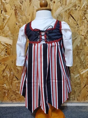 Disfraz de pirata renacentista/medieval para bebé niña talla 6-9 meses Foto 1 de 4