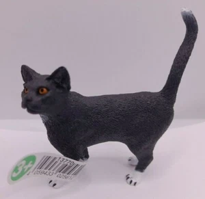 SCHLEICH da BARBAPUFFO WORLD OF NATURE 13770 GATTO NERO E BIANCO BLACK&WHITE CAT - Foto 1 di 1