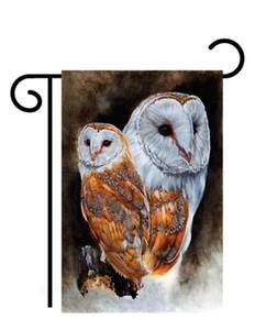 Lustrous Owls Garden Size (13" x 18" Approx Flag TG 55040 - Picture 1 of 1