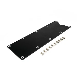 LS Billet Valley Cover Plate Gen 3 LS1 LS6 Knock Sensor Delete Black - Picture 1 of 1