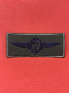 GERMAN ARMY OD & BLACK CLOTH SUBDUED PARA WINGS PARACHUTE WINGS FALLSCHIRMJAEGER - Imagen 1 de 1