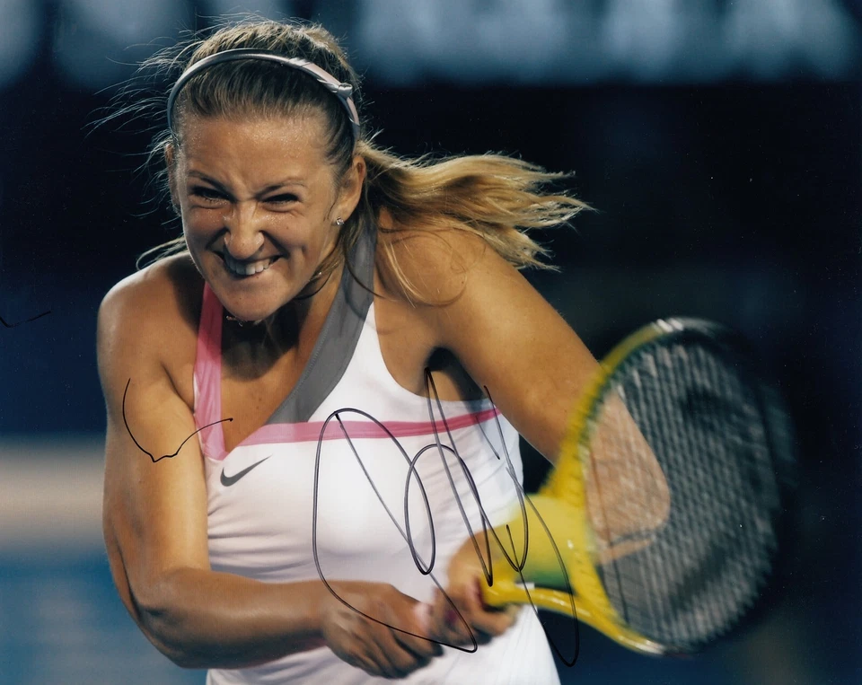 维多利亚·阿扎伦卡 #1 8 x 10 签名照片带真品证明网球-女式 — 第 1/1 张图片