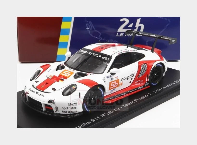1:43 SPARK Porsche 911 991 Rsr-19 4.2L #56 24H Le Mans 2022 Iribe Millroy S8649 - Immagine 1 di 2