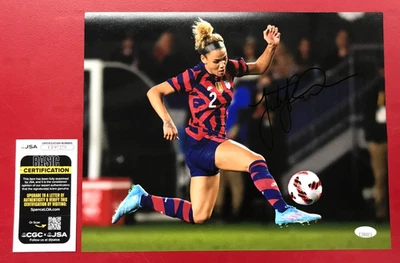 Trinity Rodman Signed 11x14 Color Photo JSA w/COA NWSL Washington Spirit AUTO! - Image 1 of 4