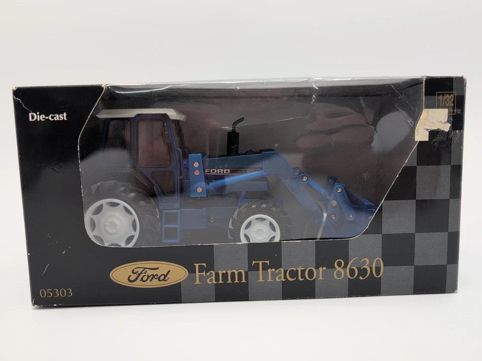 1/32 New Ray Farm Toy Ford 8630 Tractor Loader  - Image 1 of 4