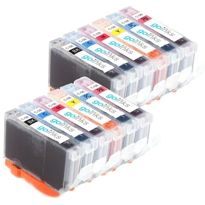 12 Ink Cartridges for Canon PIXMA iP6600D iP6700D MP950 MP960 MP970 & Pro 9000 - Image 1 of 2
